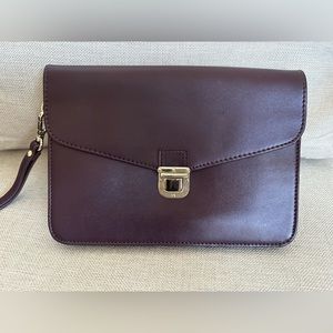 DANIER Purple Leather Clutch